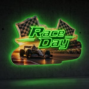 Race Day LED Neon Sign Race Day LED Neon Sign