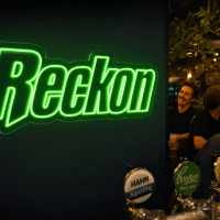 Reckon Neon Sign