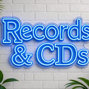 Records and CDs LED Neon Sign Australia