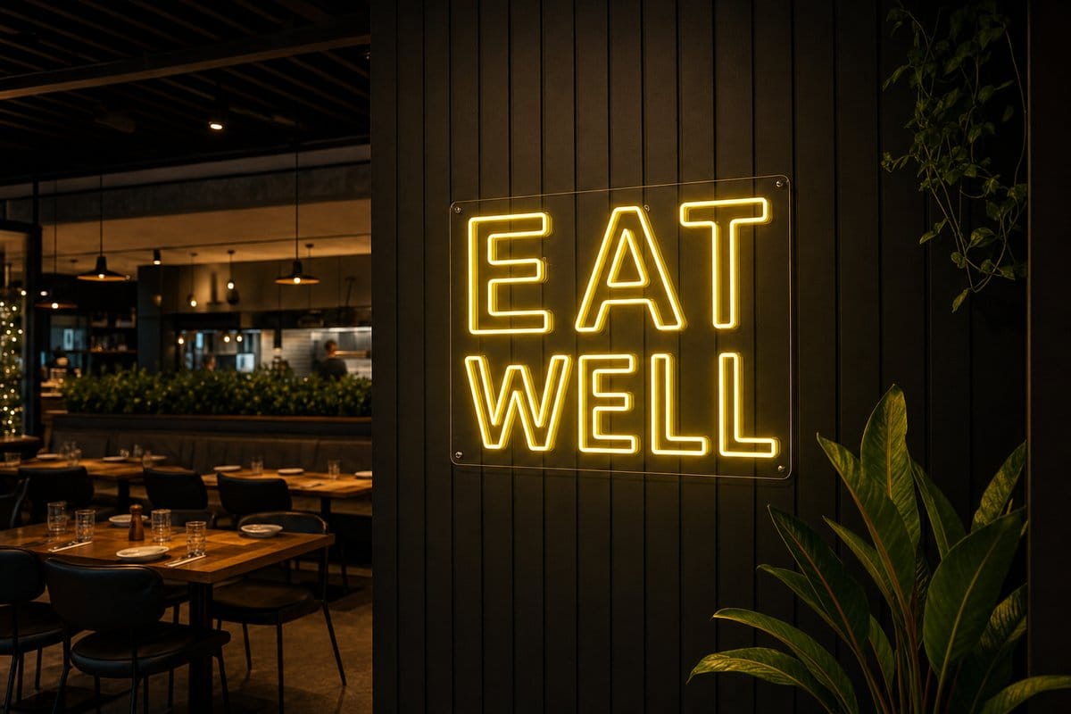 Restaurant neon sign cost Australia - custom LED restaurant signs Beyond Neon Signs