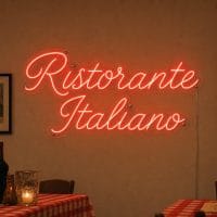 Ristorante Italiano LED Neon Sign Australia