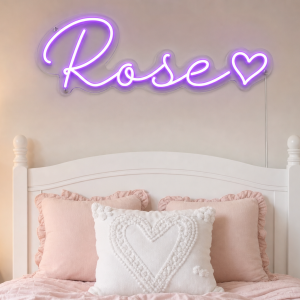 Rose Name Neon Sign
