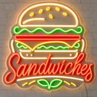 Sandwiches Neon Sign - LED Neon Sign