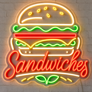 Sandwiches Neon Sign - LED Neon Sign