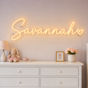 Savannah Name Neon Sign