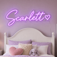 Scarlett Name Neon Sign