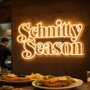 Schnitty Season Neon Sign - Australian LED Neon Sign