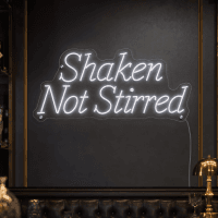 Shaken Not Stirred Neon Sign