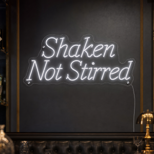 Shaken Not Stirred Neon Sign