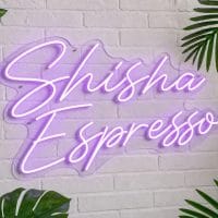 Shisha Espresso LED Neon Sign Australia