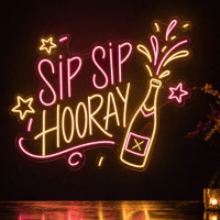 Sip Sip Hooray Neon Sign - LED Neon Sign Australia