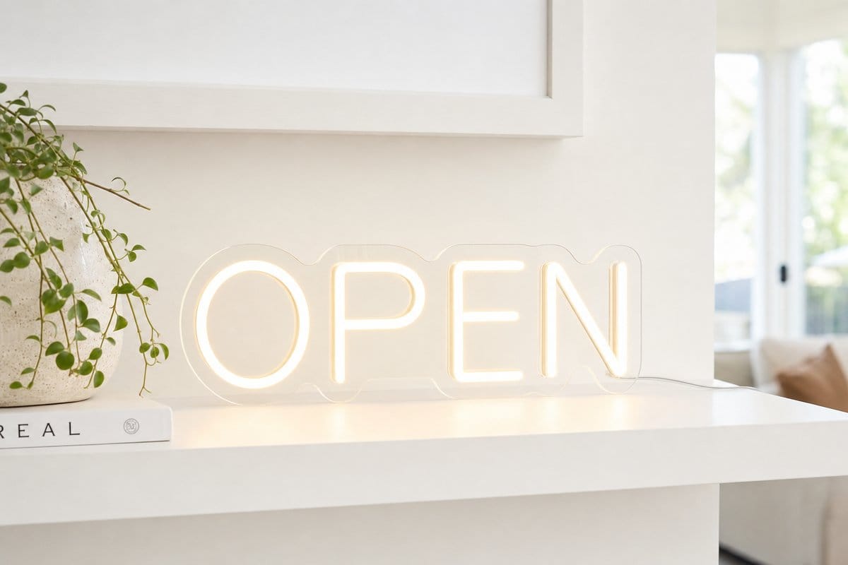Small custom text neon sign price Australia - affordable LED text signs