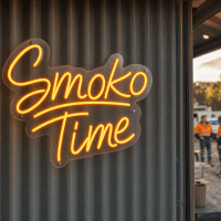 Smoko Time Neon Sign - Australian LED Neon Sign