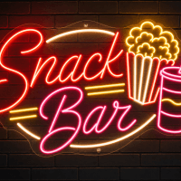 Snack Bar Neon Sign - LED Neon Sign