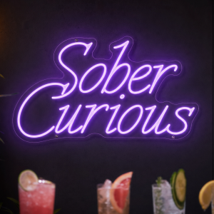 Sober Curious Neon Sign - Australian LED Neon Sign