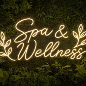 Spa and Wellness Neon Sign