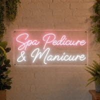 Spa Pedicure & Manicure Neon Sign