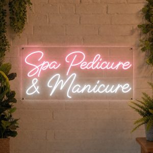 Spa Pedicure & Manicure Neon Sign