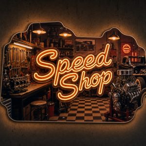 Speed Shop LED Neon Sign Speed Shop LED Neon Sign