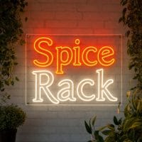 Spice Rack Neon Sign