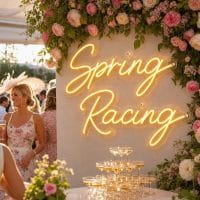 Spring Racing Neon Sign