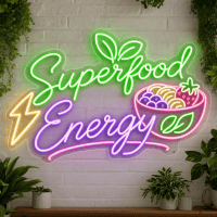 Superfood Energy Neon Sign - LED Neon Sign