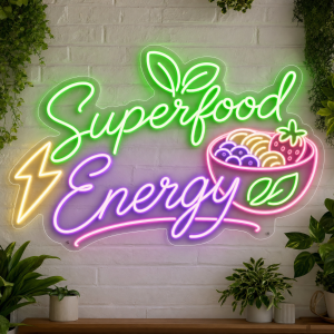 Superfood Energy Neon Sign - LED Neon Sign