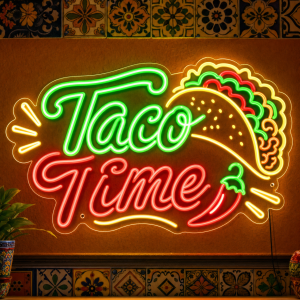 Taco Time Neon Sign - LED Neon Sign