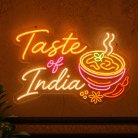 Taste of India Neon Sign - LED Neon Sign