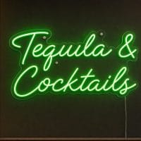 Tequila and Cocktails LED Neon Sign Australia