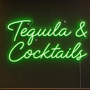 Tequila and Cocktails LED Neon Sign Australia