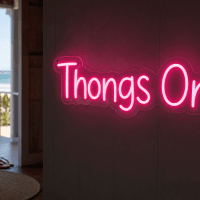 Thongs On Neon Sign - Australian LED Neon Sign