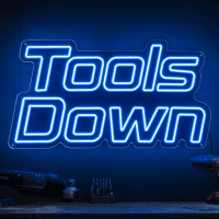 Tools Down Neon Sign - Australian LED Neon Sign