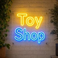 Toy Shop Neon Sign