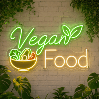 Vegan Food Neon Sign - LED Neon Sign