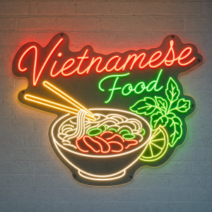 Vietnamese Food Neon Sign - LED Neon Sign