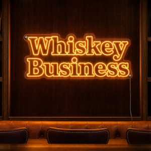 Whiskey Business Neon Sign