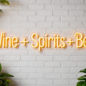 Wine Spirits and Beer LED Neon Sign Australia