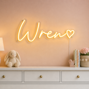 Wren Name Neon Sign