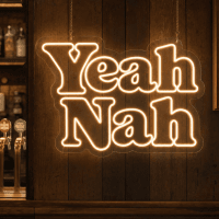 Yeah Nah Neon Sign - Australian LED Neon Sign